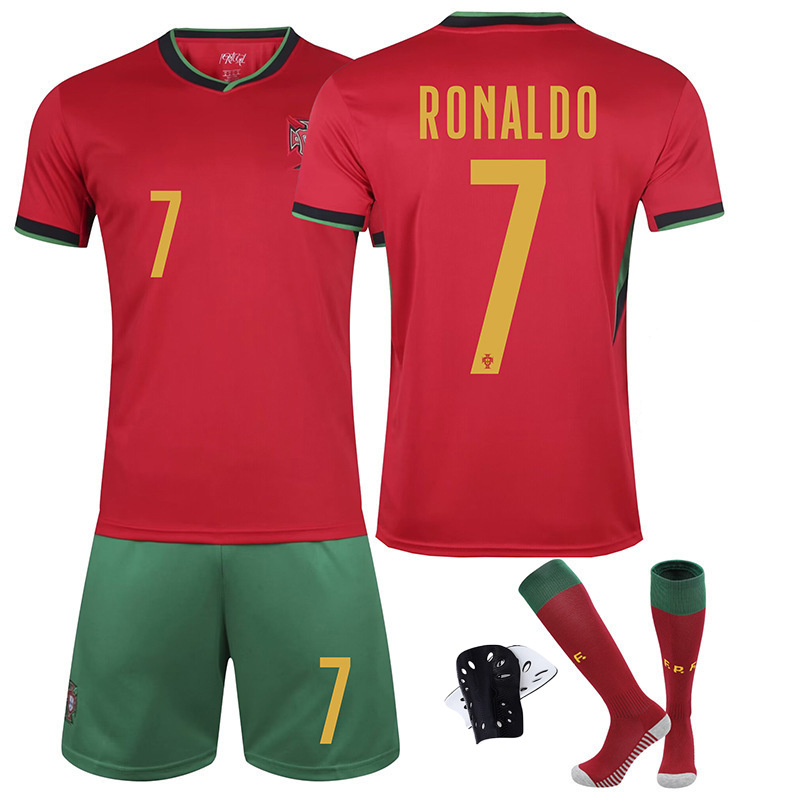 202425 UEFA European Championship Portugal Home No. 7 C Ronaldo No. 8