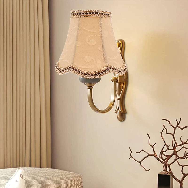 Table Lamp Shade Fabric Cloth Clip on Light Shades Lamp Cover Drum Shade Lampshade Bulb for Floor Lamp Home. 