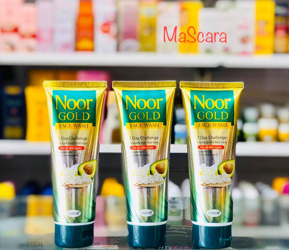 noor gold face wash