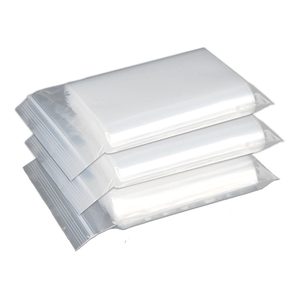Transparent Zip Lock Bags - Size 12 x 15" Inches (Pack of 10 Pc's)