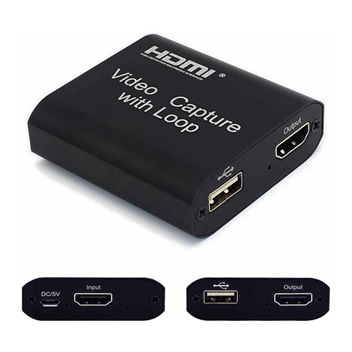 Video Capture Card with Loop Out HDMI To HDMI USB 2.0. 