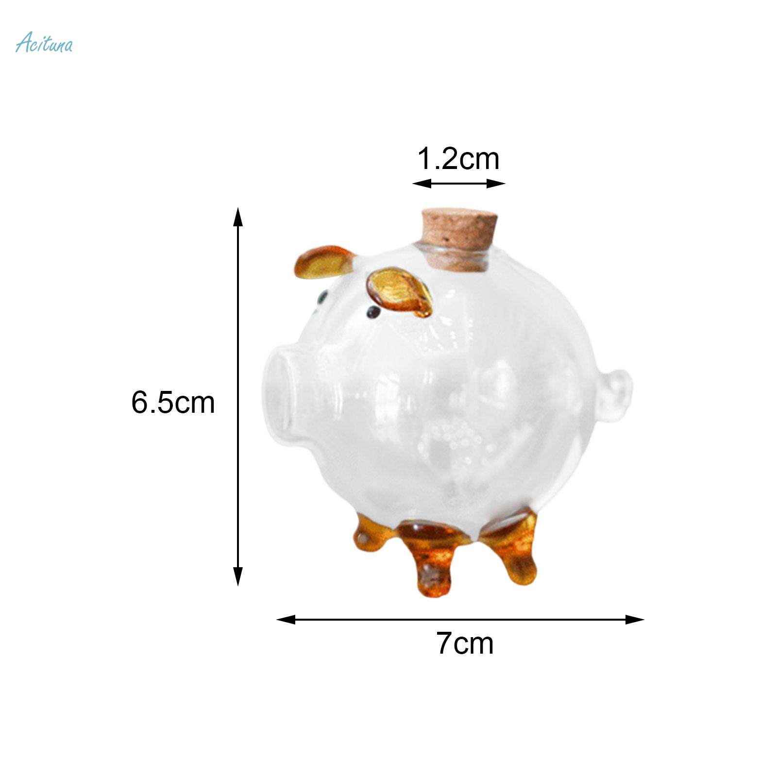 Transparent Piggy Bank Saving Box Home Ornament Banknote Case Storage Bottle for. 