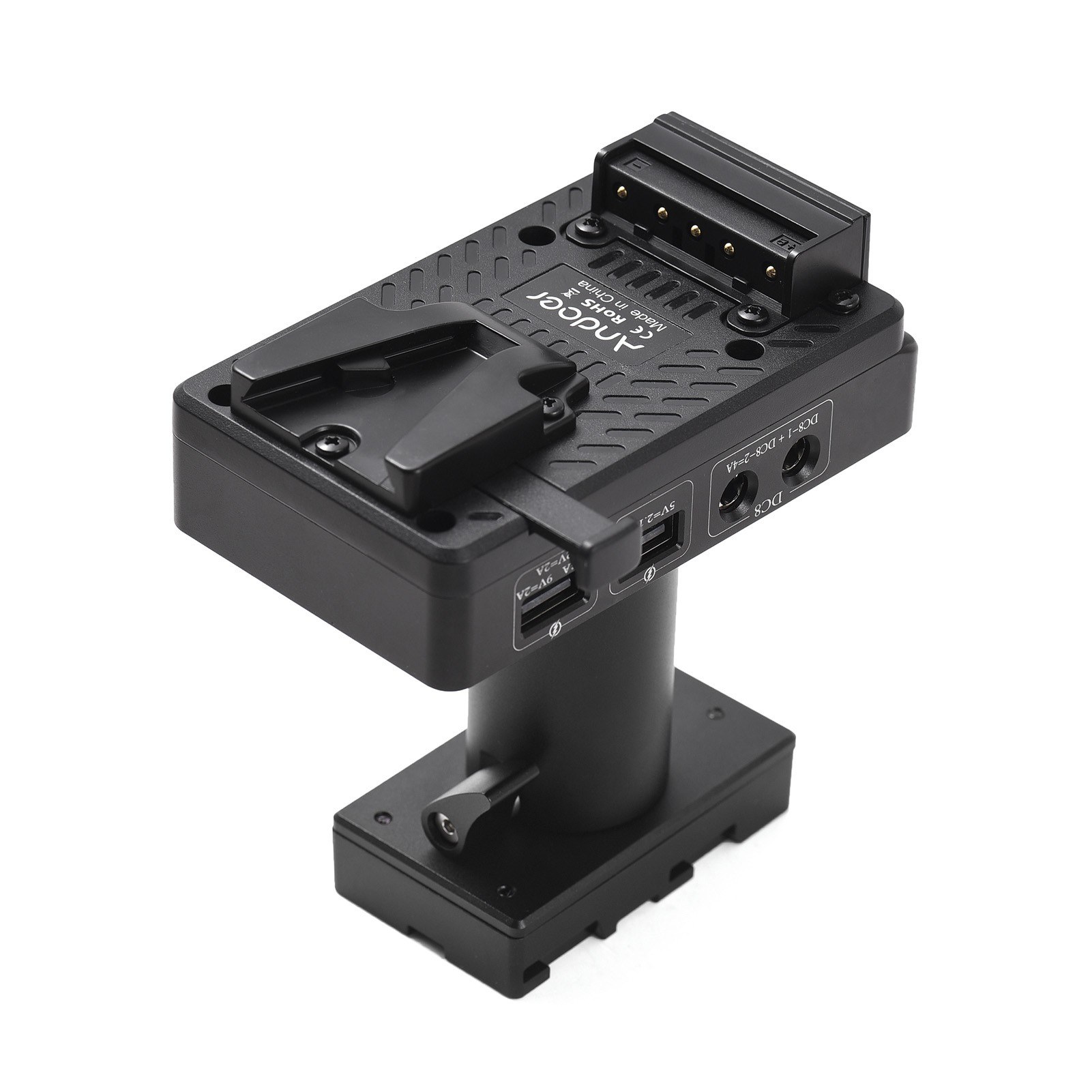 V ock V Mount Battery Plate to BP-U Dummy Battery Adapter with Adjustable Rod. 