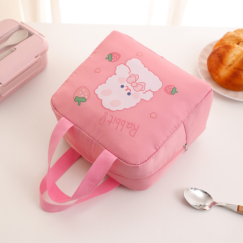 Farfi Lunch Bag Highcapacity Cartoon Fresh Keeping Heat Preservation