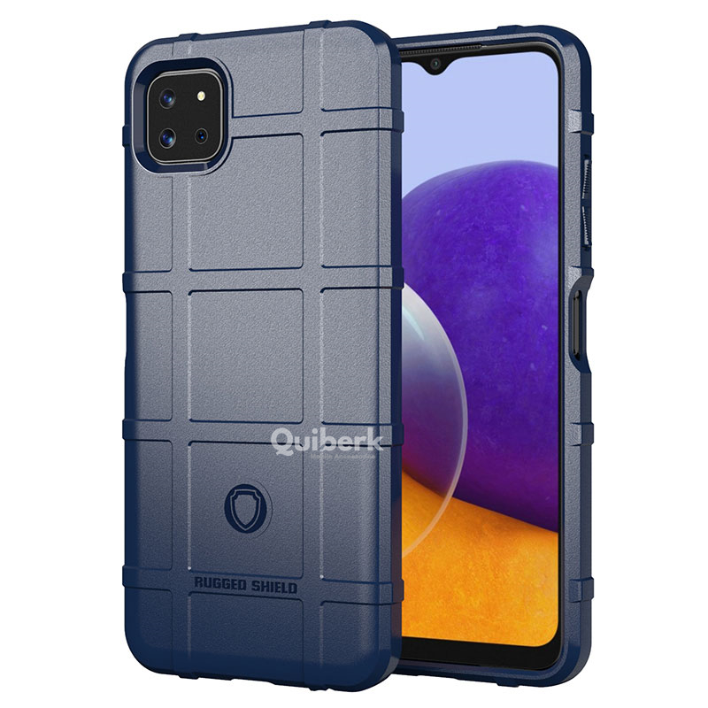 Quiberk for Samsung Galaxy A22 5G Shockproof Armor Case Full Protection Soft Phone Back Cover. 