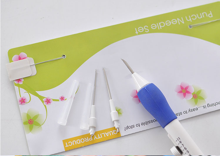 Punch Needle Craft Set - For Embroidery With 3 or 1 Needle, Knitted Tools. 
