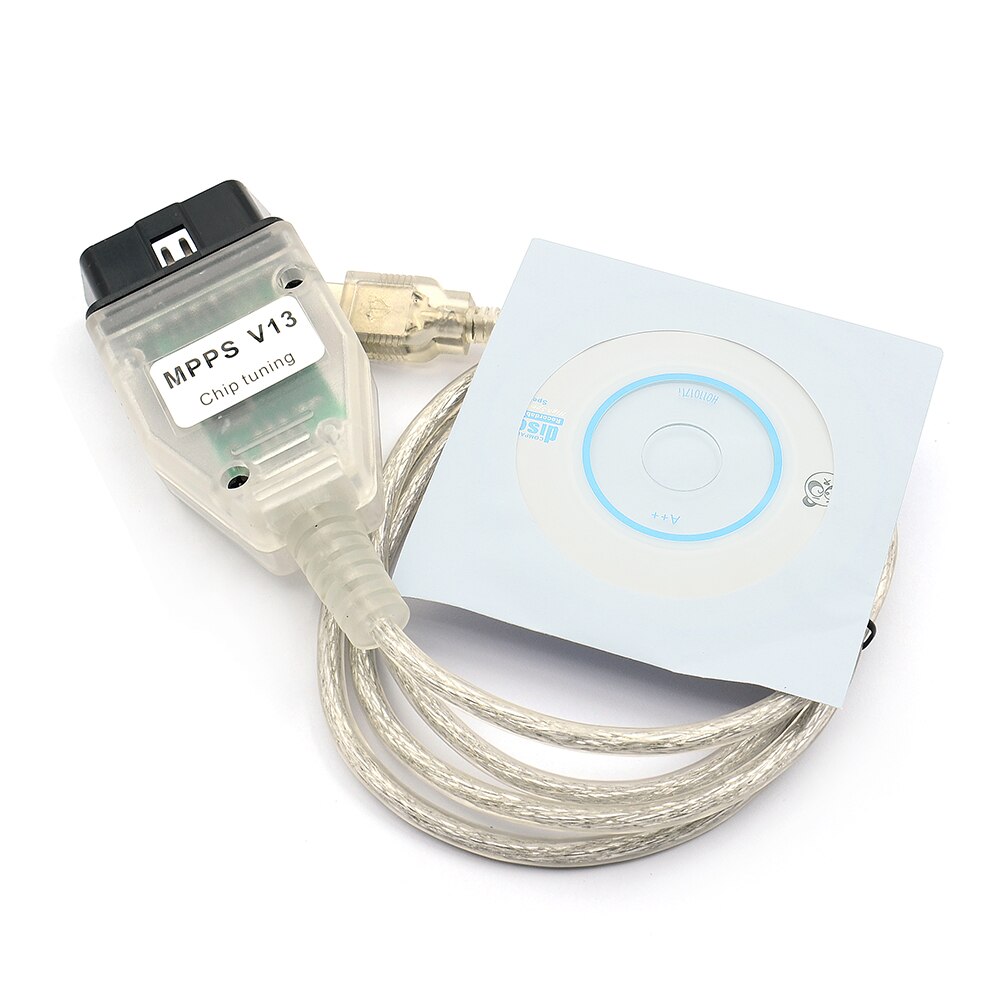 ECU Programmer SMPS MPPS V13.02 V13 K CAN Flasher C Tuning Remap MPPS V13.02 OBD2 Car Diagnostic Cable With Multi-Language - Multicolor. 