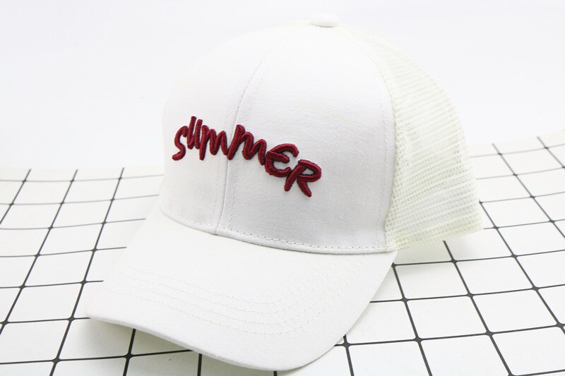 Unisex Kids Mesh Snapback Hats Children 