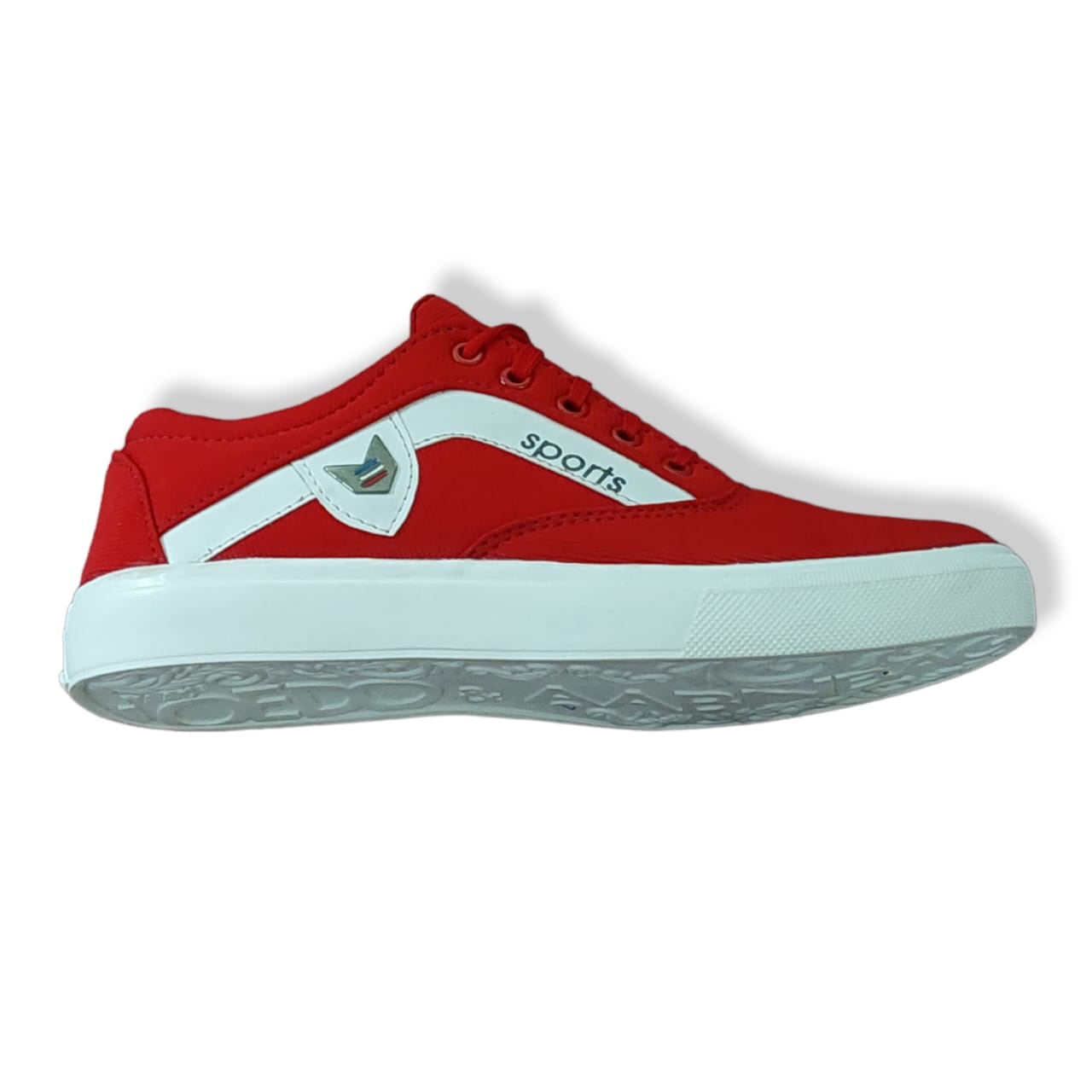 Fashion Running Shoes for Men Sport Casual Sneakers Red Color. 