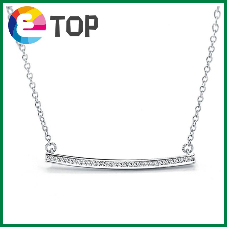 Fashion Single Row Diamond Pendant One 