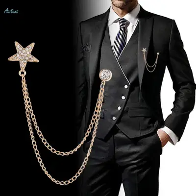 Men's brooches hot sale and pins