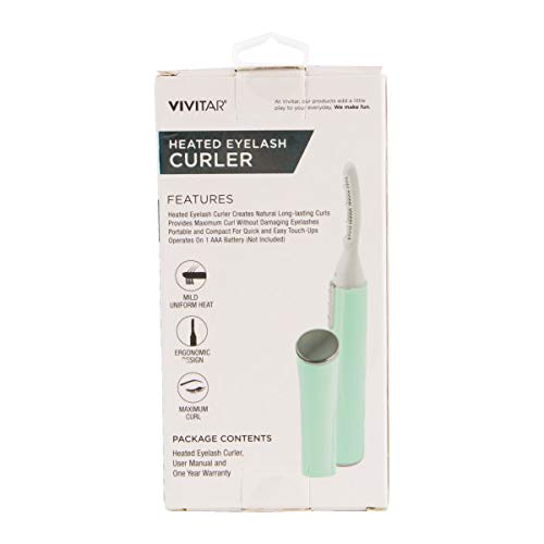 Vivitar  Heated Eyelash Curler Electric Heated Eyelash Curler Long Lasting Lashes Perming Curling Iron. 