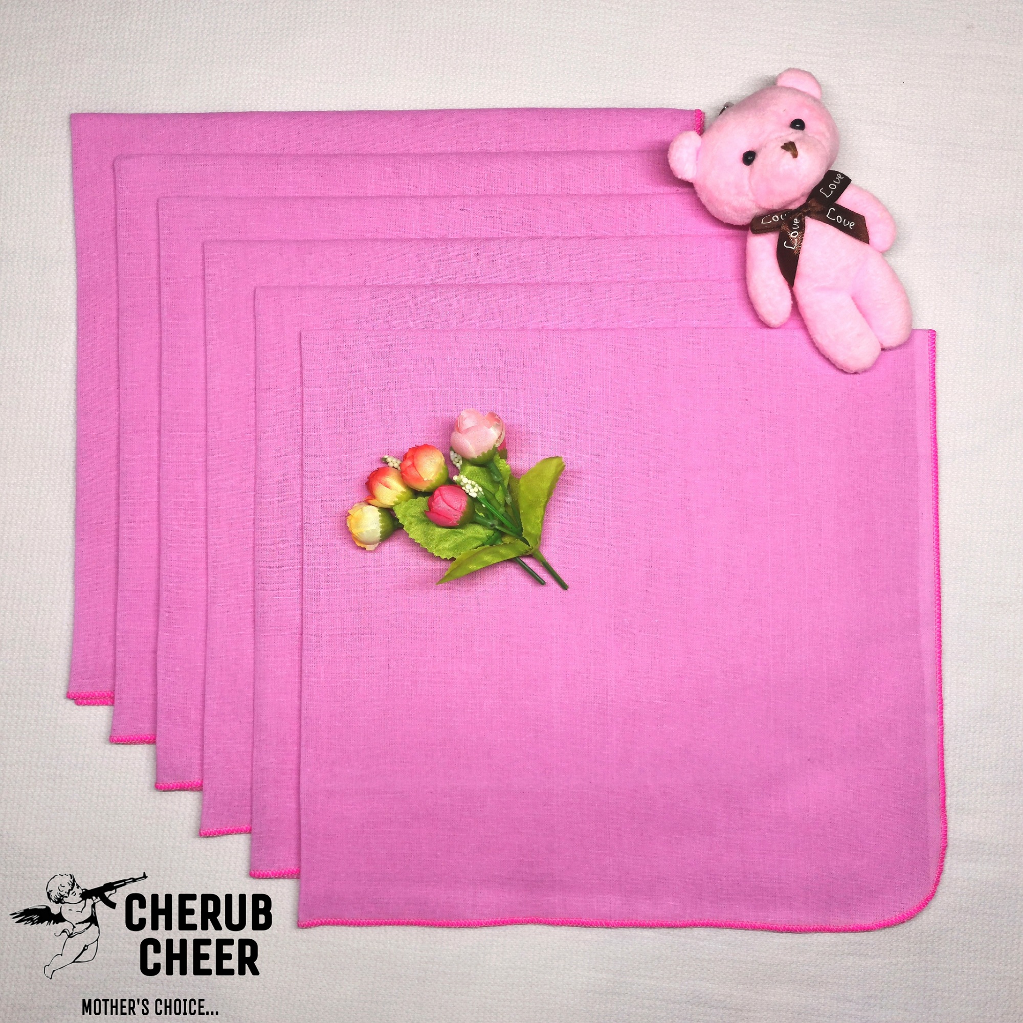 Mall Piece New Born Baby Naphkins (22x22). 