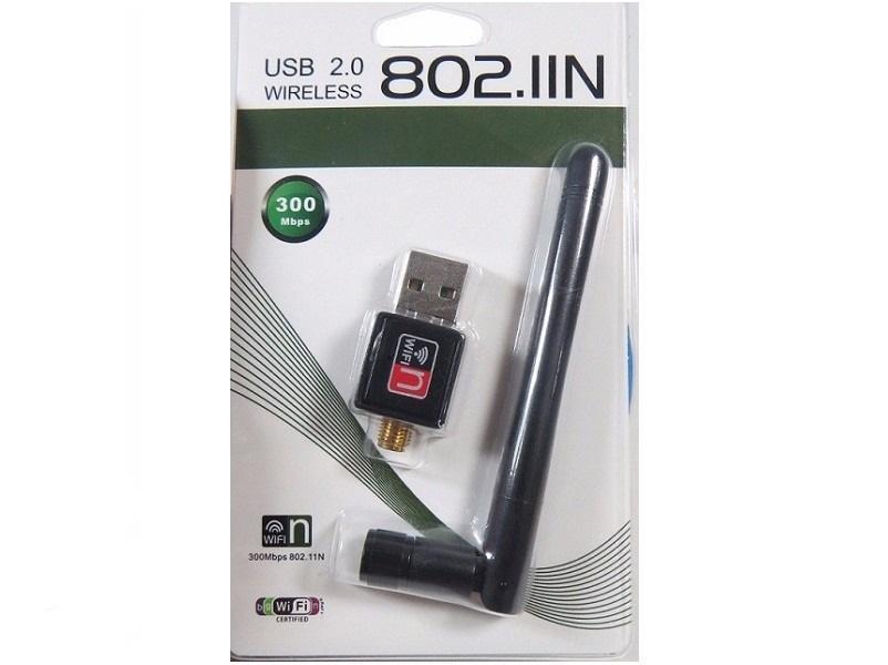 802.IIN WIFI Wireless Mini Adapter 300MB/S USB 2.0. 