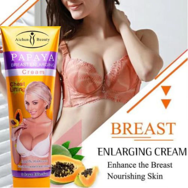 Aichun Beauty Papaya Natural HB 25 Extract Big Beautiful Curve Breast Enlarging, Firming, Tightening and Lifting Cream 100 ML | Daraz.lk