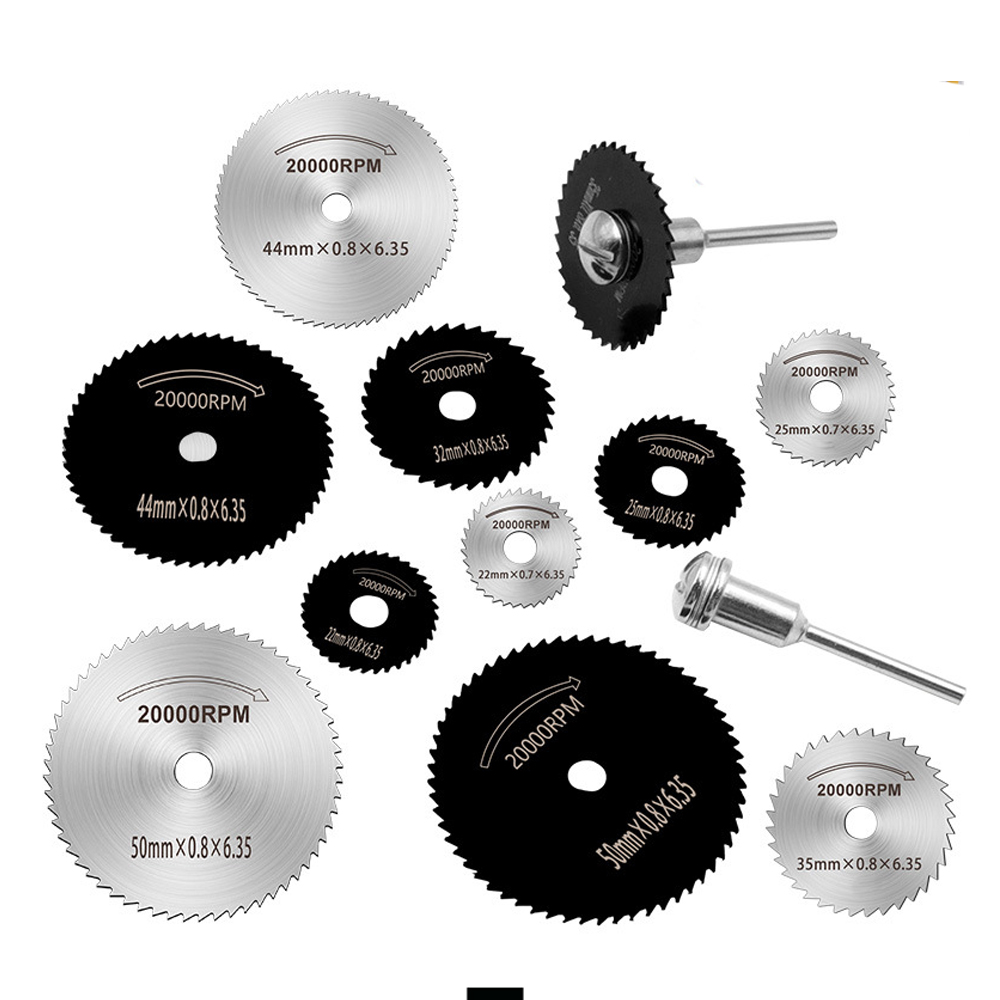 8 Piece High Speed Steel Set Small Saw Blade Electric Grinding Saw Blade Set Mini Wood Saw Blade Steel Cutting Blade T-1-9-675 L