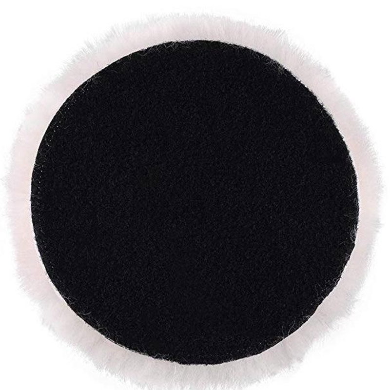 QUANBU 10 Pcs 125 Mm Car Polishing Pad 5 Inch Inch Polish Waxing Pads Wool Polisher Bonnet Car Paint Care Wool Polishing Pad. 