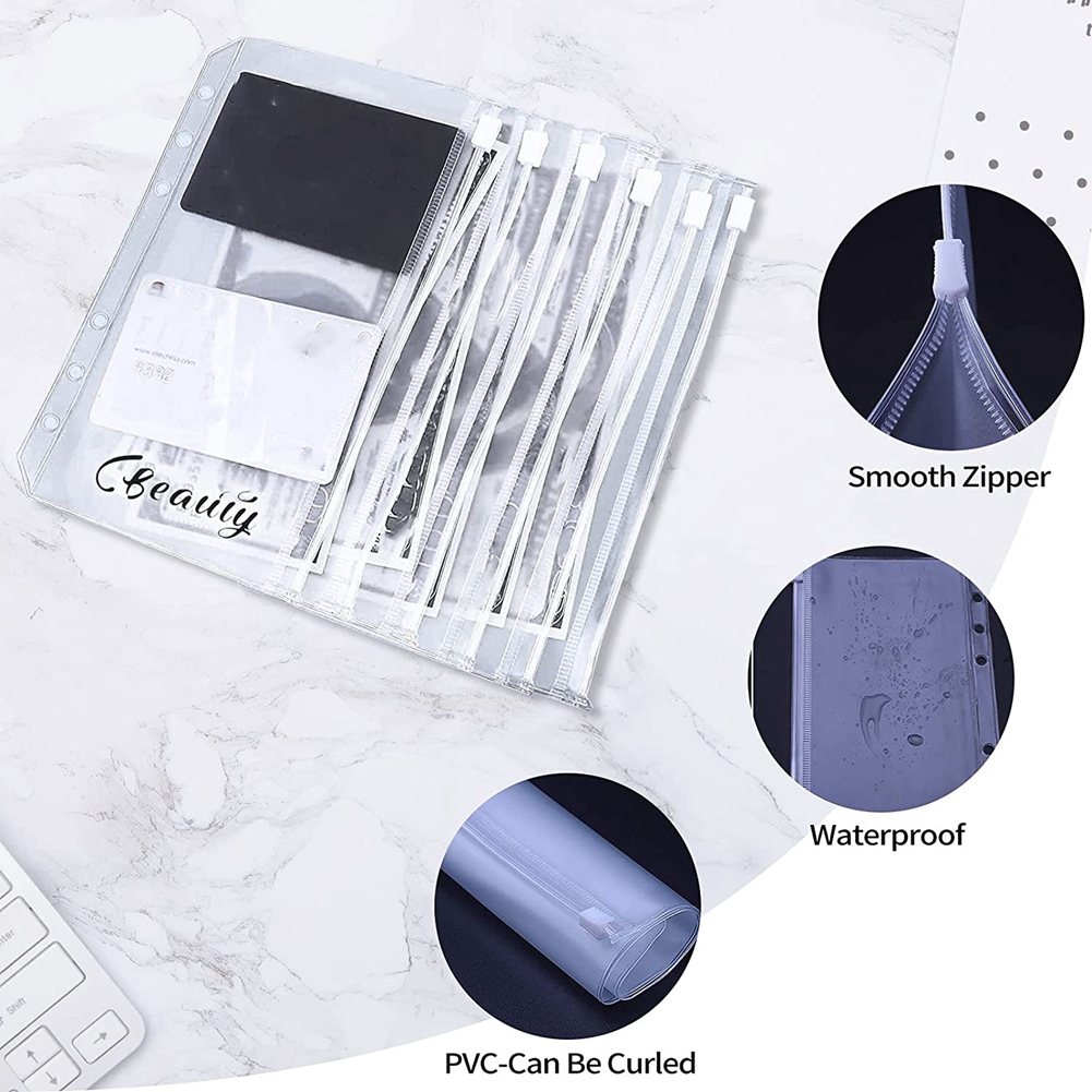 Budget Binder with Cash Envelopes, Cash Organizer for Budgeting A. 