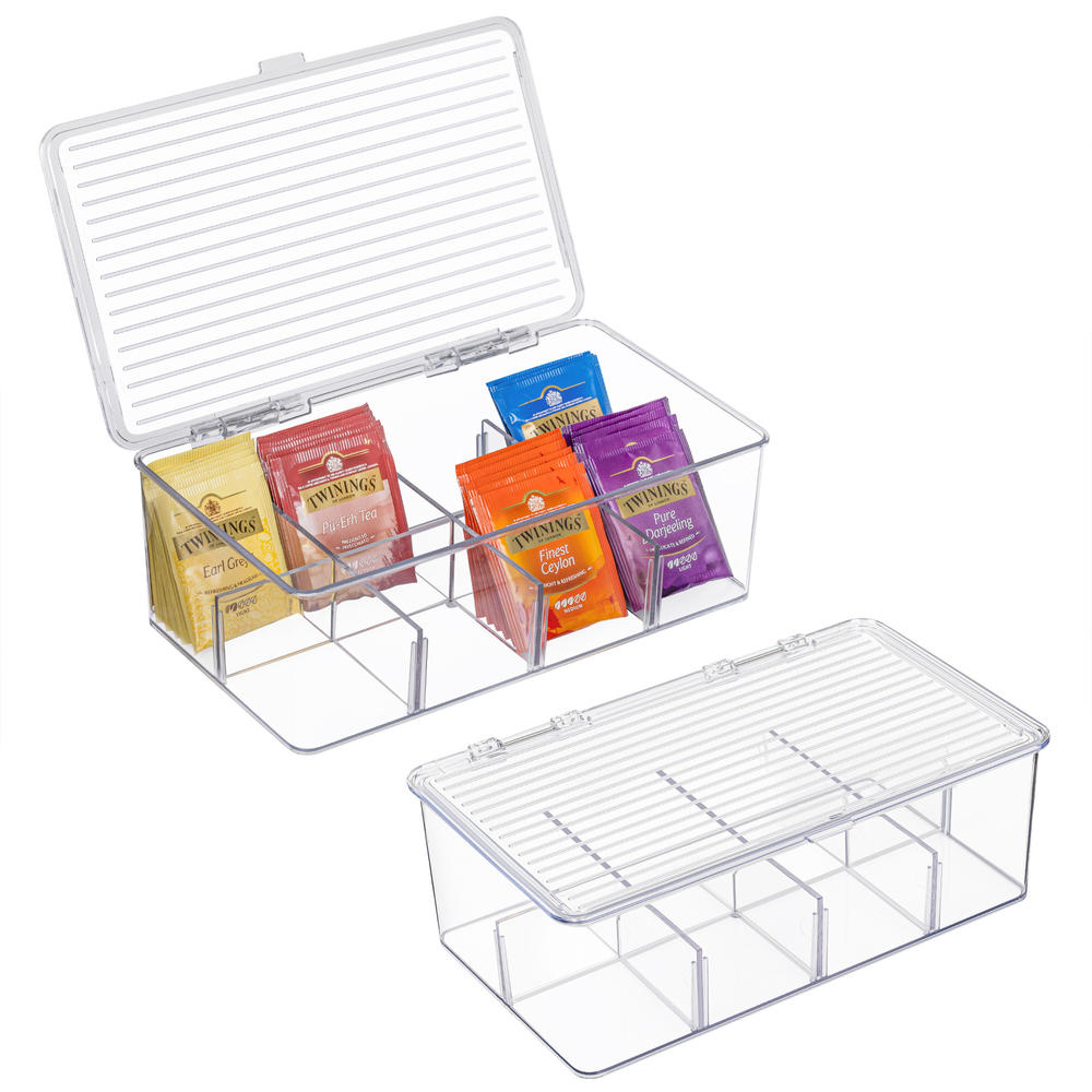 Tea Storage Organizer Tea Drawer Organizer Tea Box Organizer Tea Containers For Tea Bags Coffee Syrup Organizer