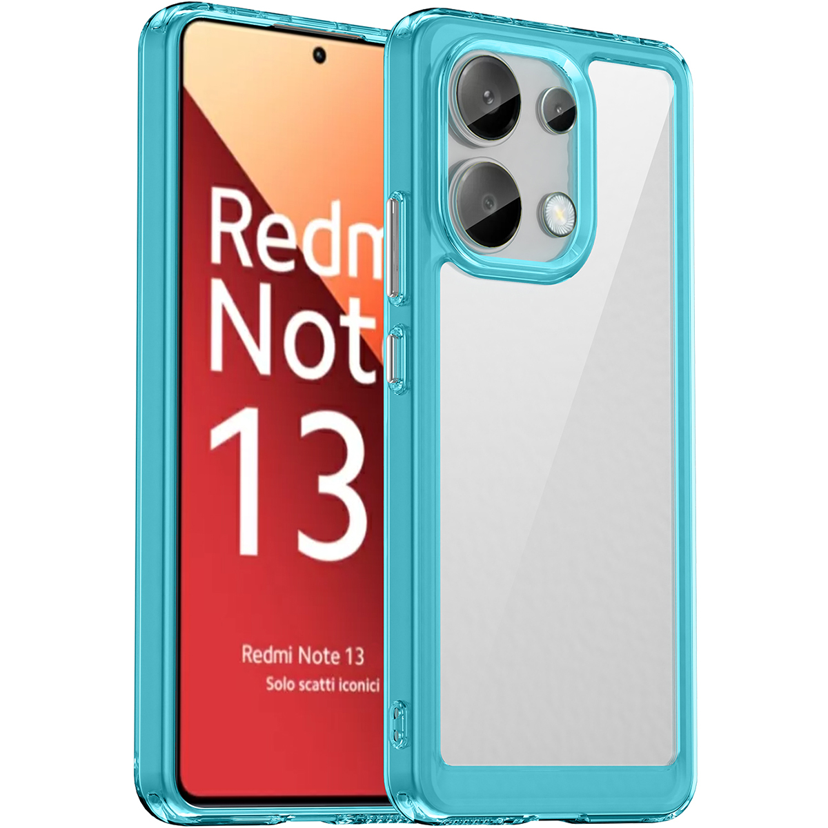 Xiaomi Redmi Note 13 4G Case (Not For 5G) With 2 X Tempered Glass Screen Protector For Xiaomi Redmi Note 13 4G (NOT For 5G) Tempered Glass Screen Protector Soft Matte Camera - View #8