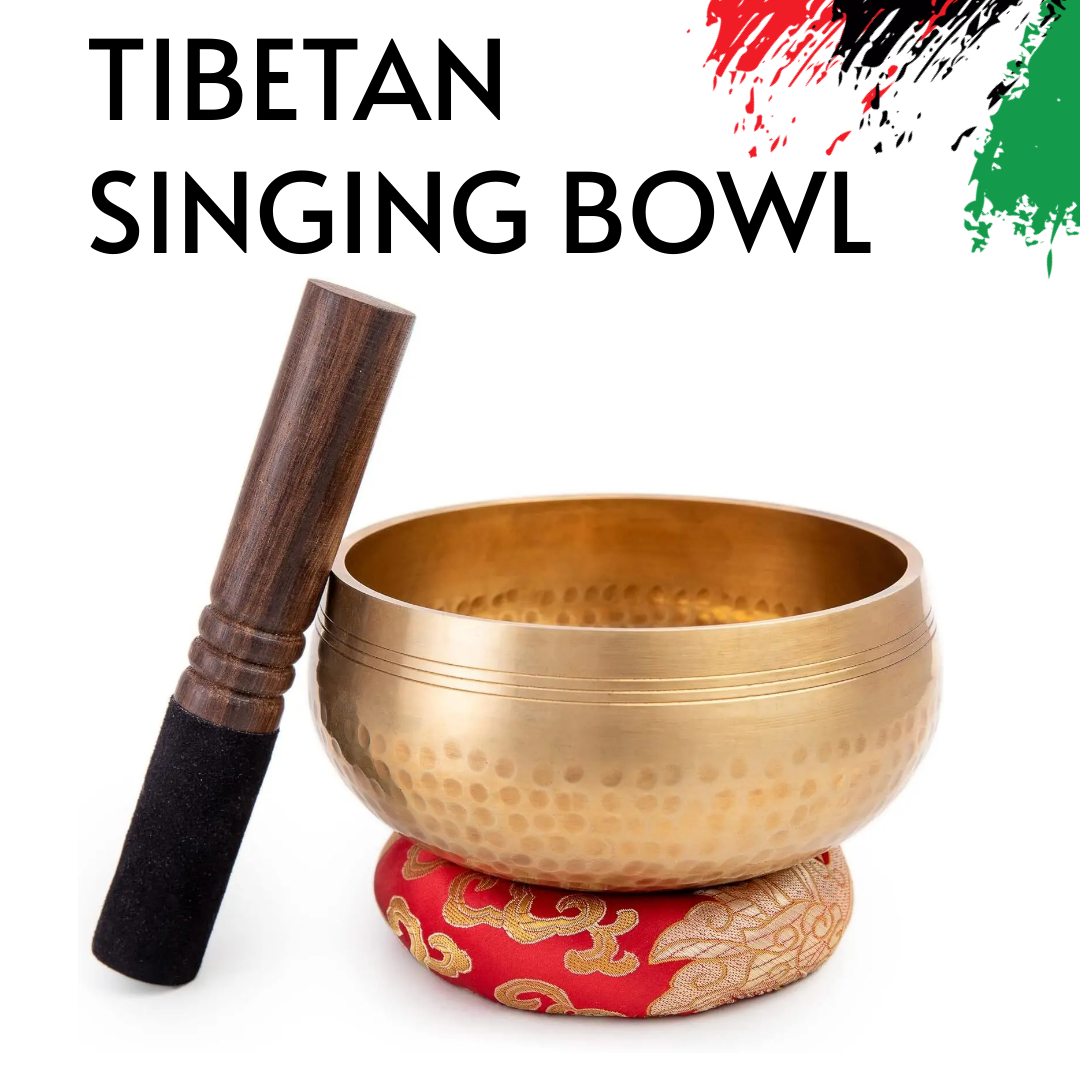 Tibetan Singing Bowl Set Easy to Play for Beginners Authentic
