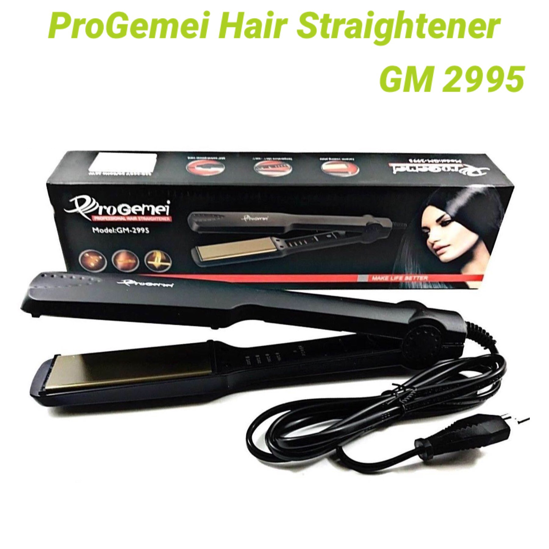 Gemei Hair Straightener Gm 2995 Daraz.lk