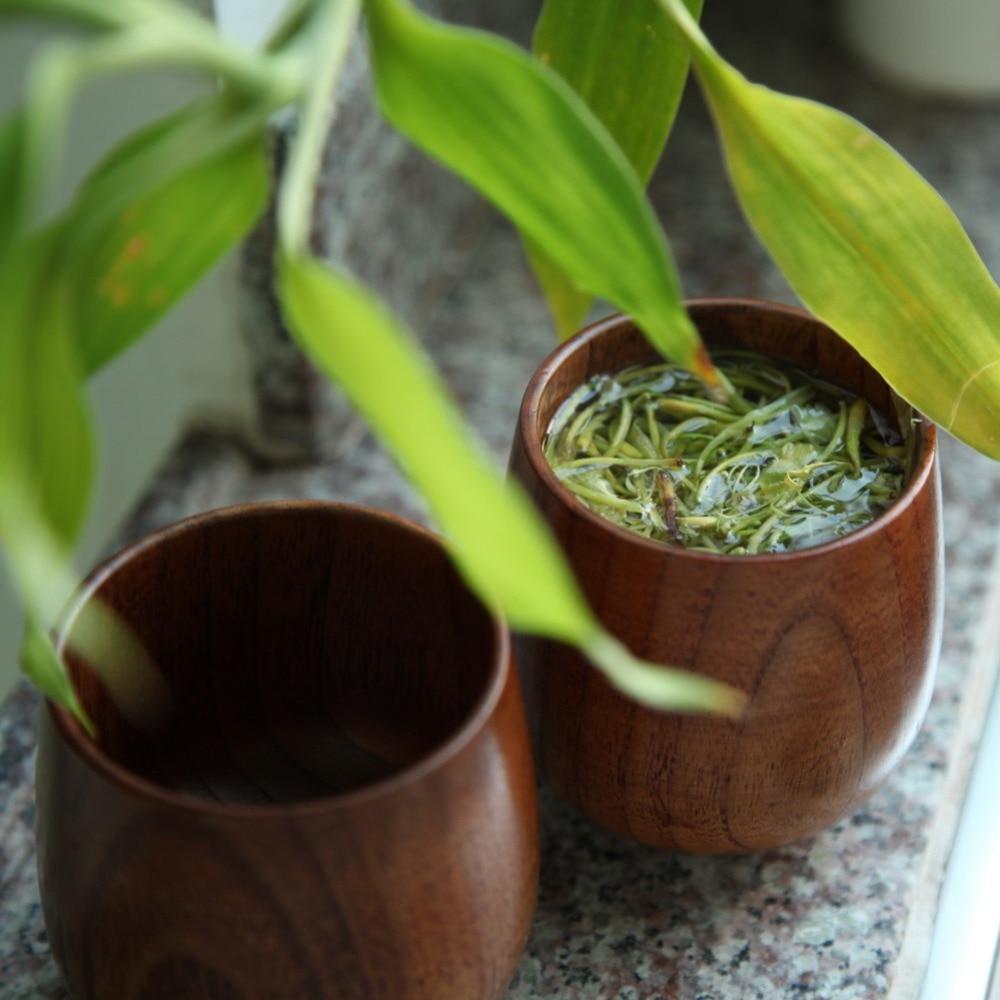 Natural Jujube Wood Cup Handmade Wooden Cup Mug Breakfast Milk Coffee Cup Kitchen Drinkware Accessories. 