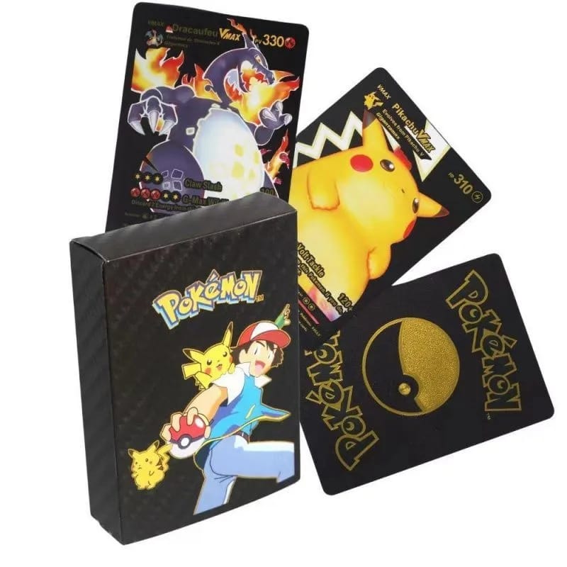 Pokémon Plastic Cards Pack - 10/25/55 Cards & 3D Cards - 100% Plastic Waterproof High Quality Pokemon Playing Cards Pack. 