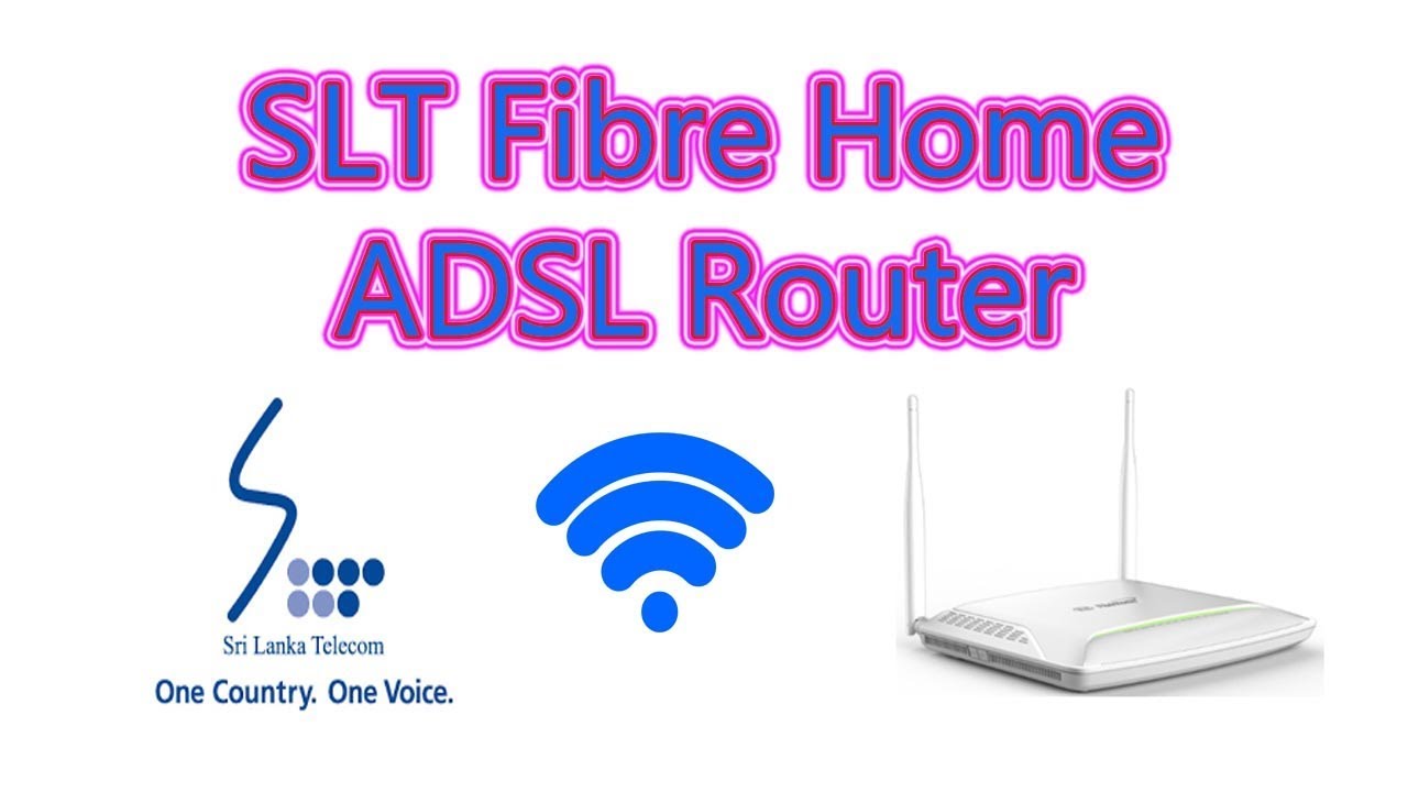 SLT Fibre Home Adsl router HG180. 