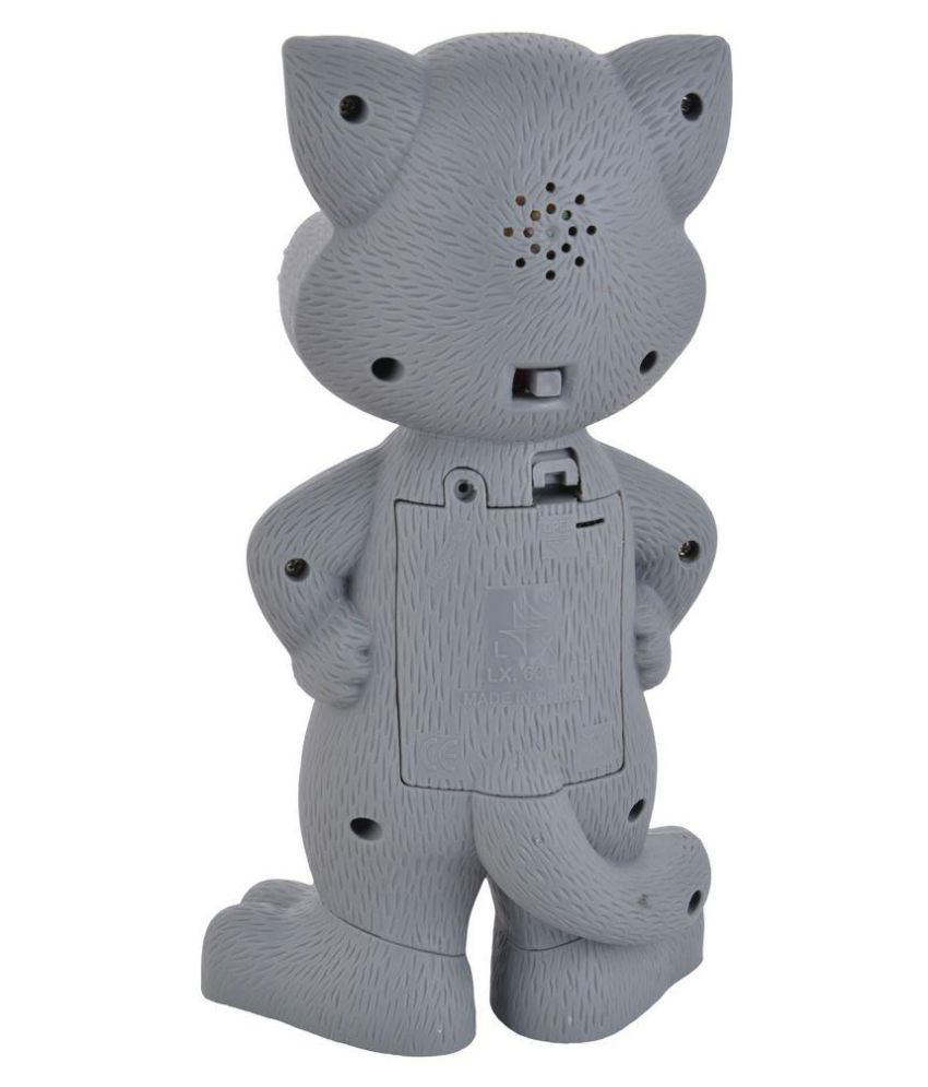Talking Tom Cat Battery Operated Toy with AI Touch Sensitive and Recording - 22cm. 