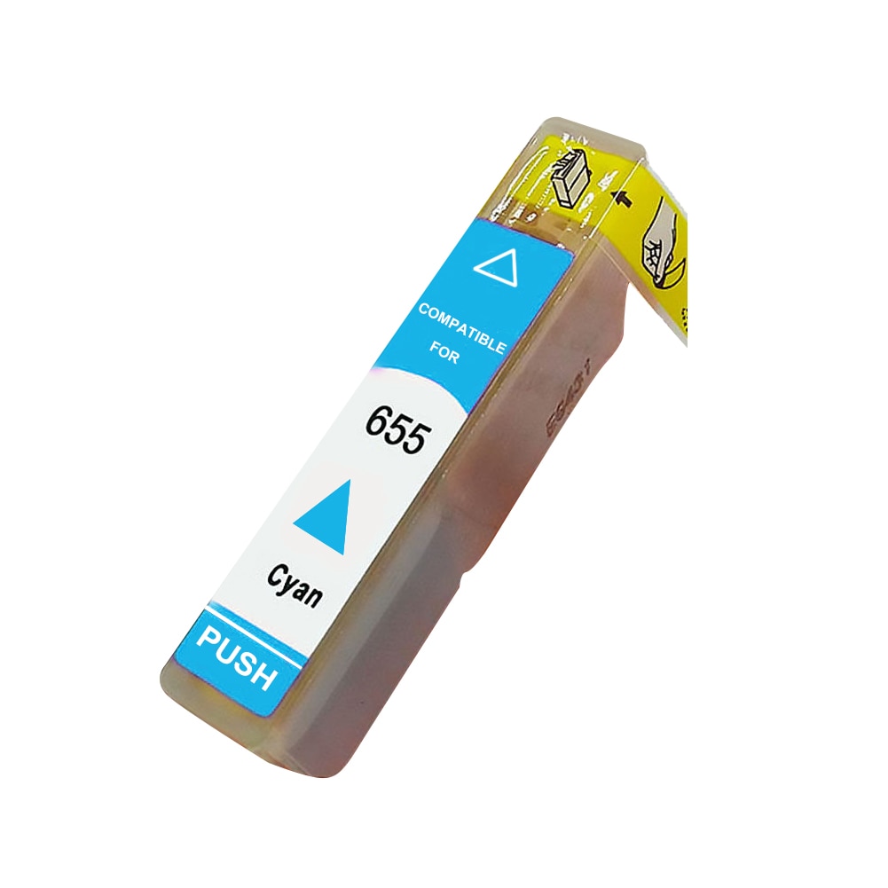 4Pcs Compatible Ink Cartridges for HP 655 Deskjet 3525 4615 4625 5525 6520 6525. 