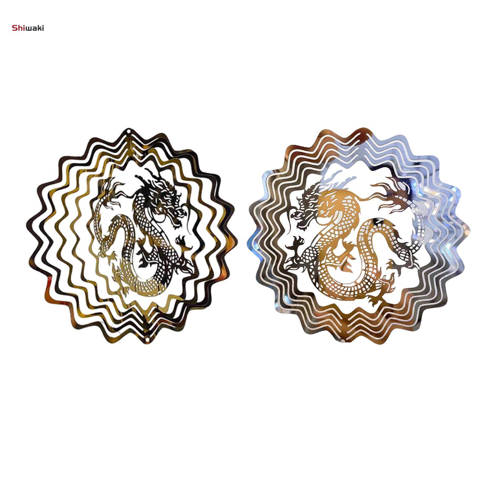 Dragon Wind Wind Catcher Mandala Ornament for Window Home Front Door. 
