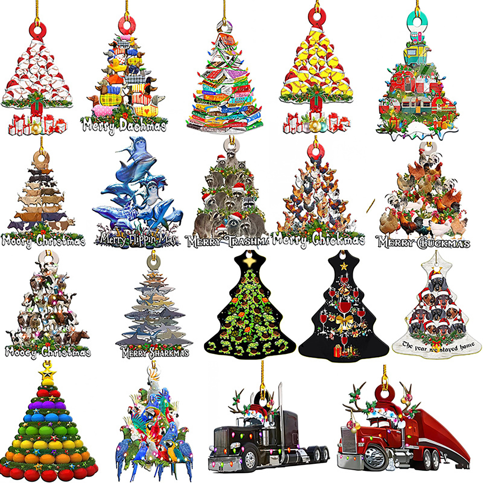 Christmas Pendant Waterproof Ceilings Christmas Ornaments. 