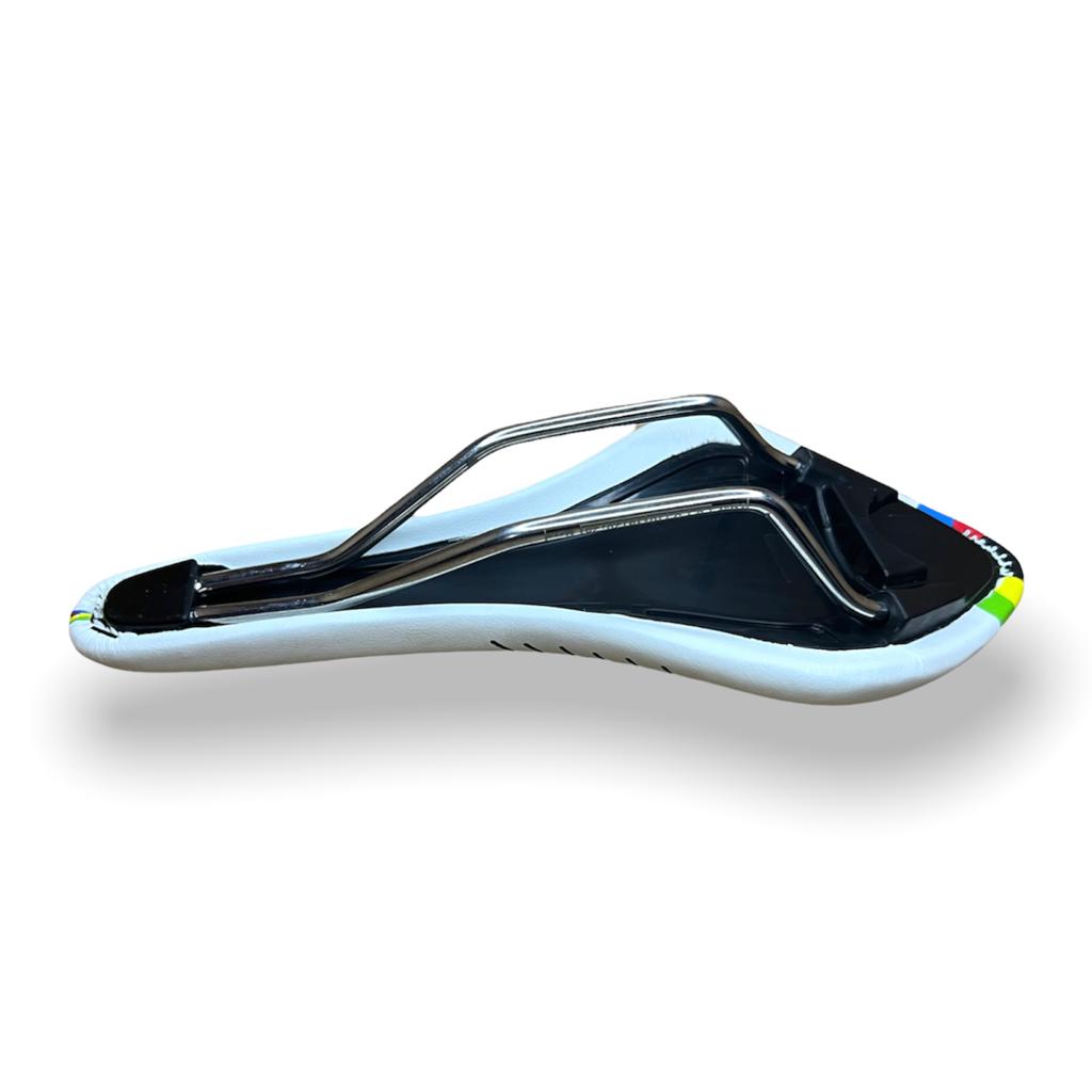 Bicycle Seat FIZIK Saddle Racing Road Bike Original High Quality FIZIK Brand Cycling Seat - Rainbow Black/White, Black. 