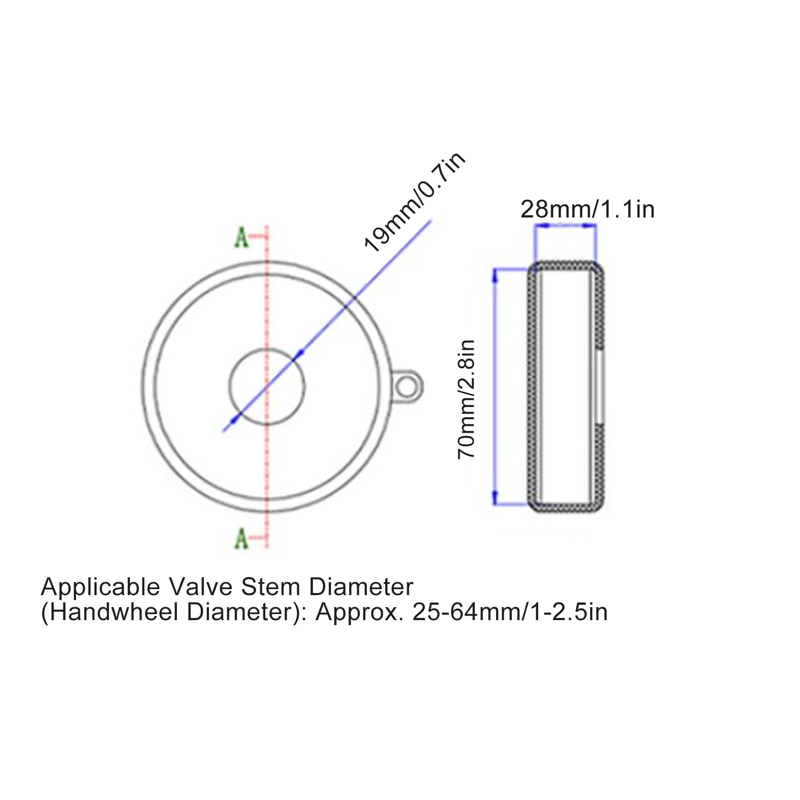 Gate Valve Lockout 25 To 64mm Handwheel Lock Pipeline Valve Isolation ...