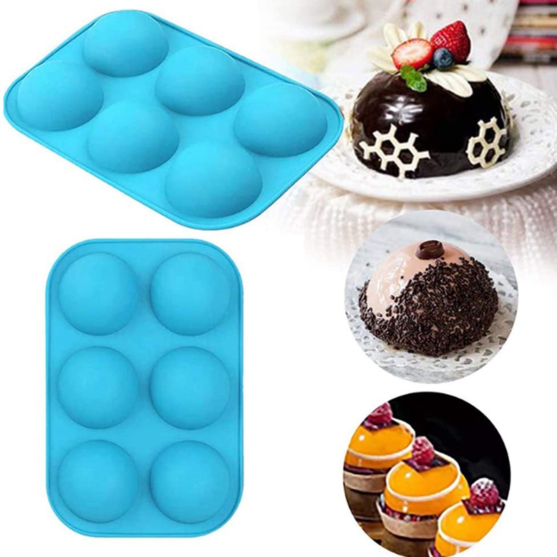 Medium Ball Shape Silicone Mold 4 Packs Baking For Making Chocolate