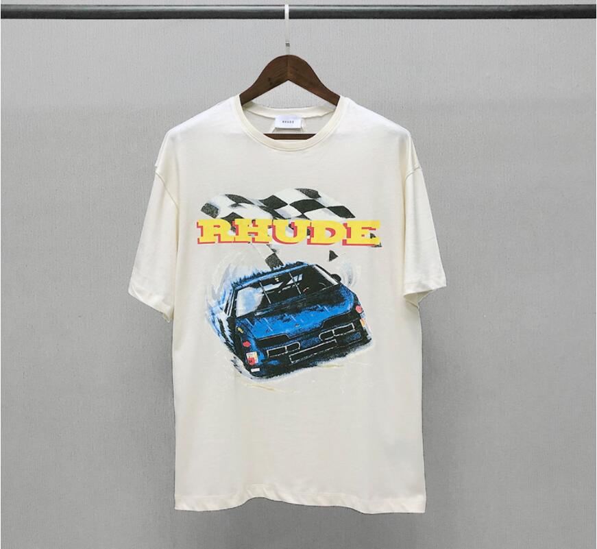 Oversize Rhude BOX PERSPECTIVE T-shirt 