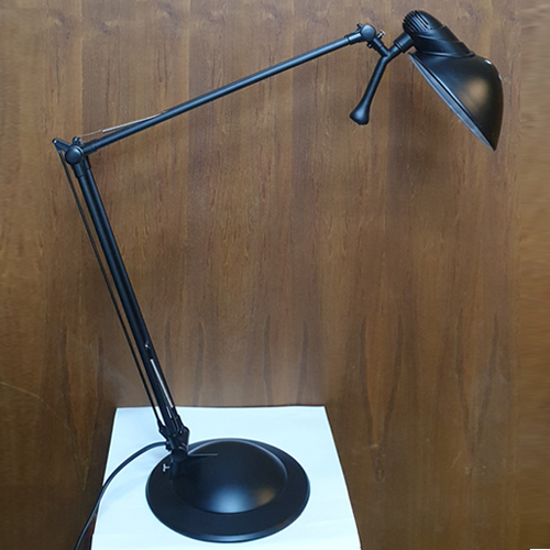 Black Heavy Metal Arm Flexible Arm Folding Doctor Lamp Study Office