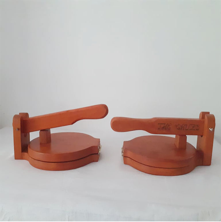 MWC Wooden Roti Press / Puri, Chapathi, Parata, Dough Ball Maker. 