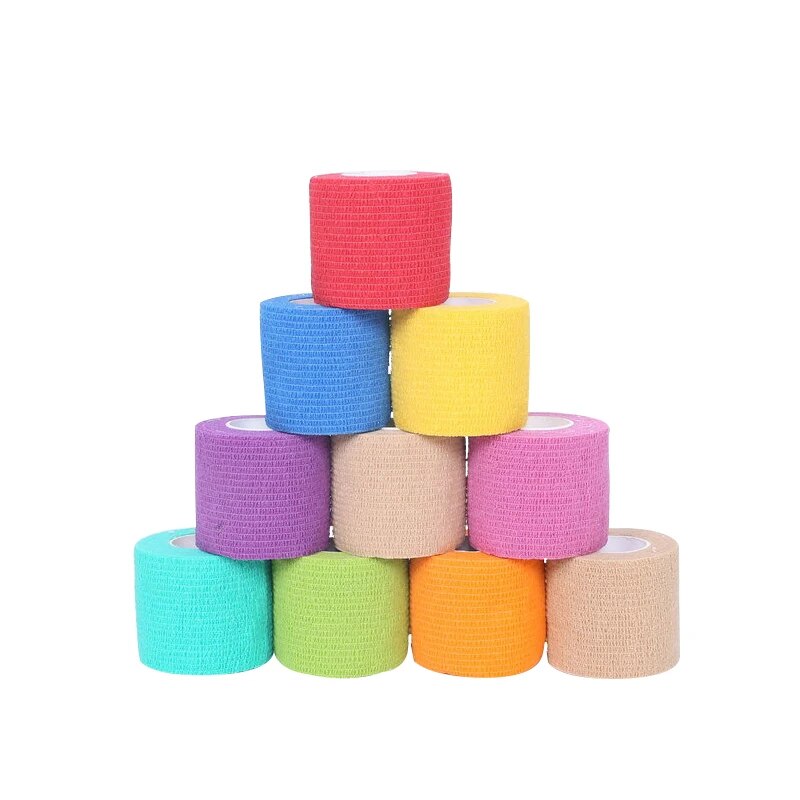【KuaKe Mall】1 Pcs Ankle Support Self-adhesive Elastic Bandage Sports Elastic Plastic First Aid Tape Emergency. 
