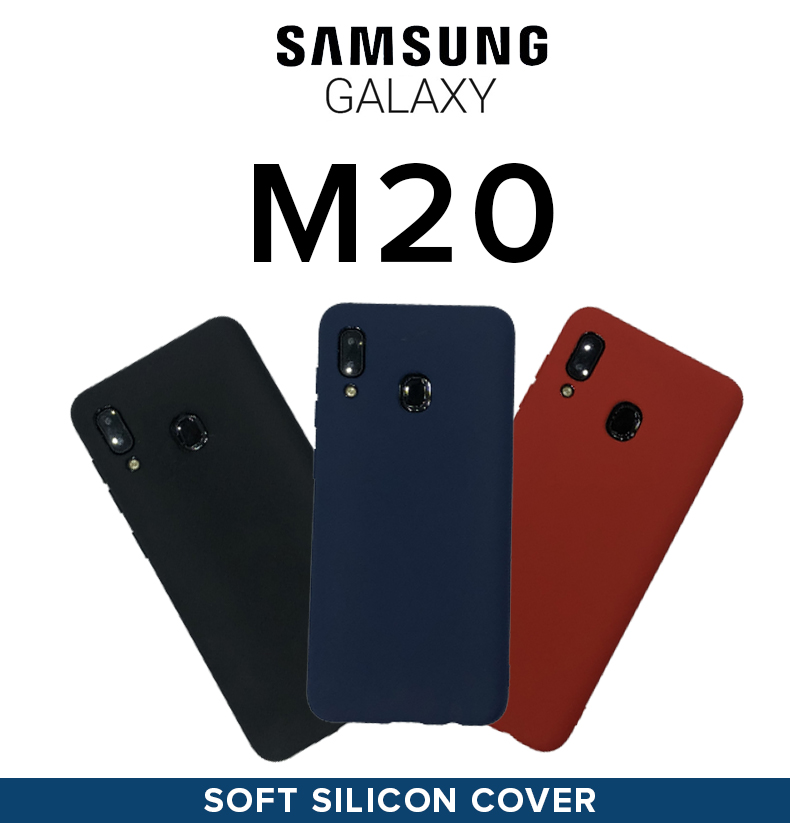 Ultra Slim Samsung Soft Silicon Case For Samsung Galaxy M20 Matte