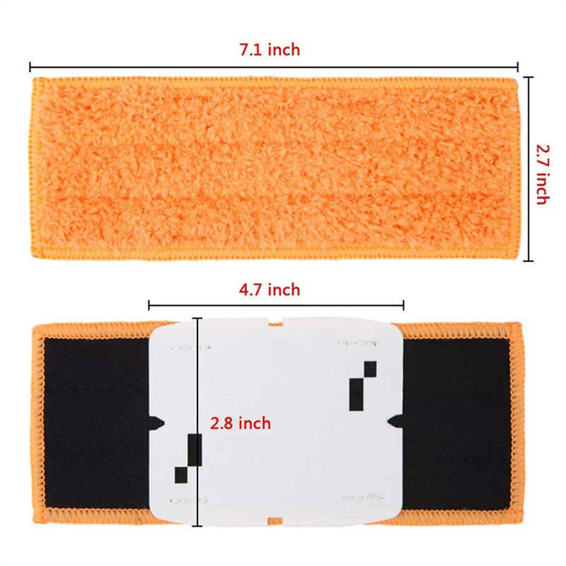 12PCS Replacement Spare Parts Accessory Mopping Pads for iRobot Braava Jet 240 241 245 (4 Wet Pads, 4 Dry Pads, 4 Damp Pads). 