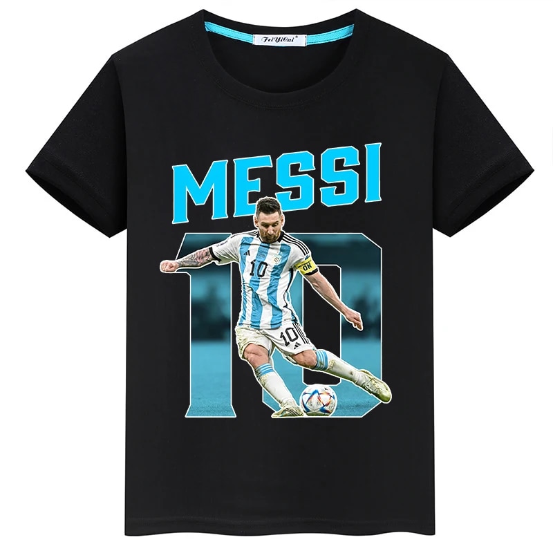 messi printed children s clothing football fans peripheral children s