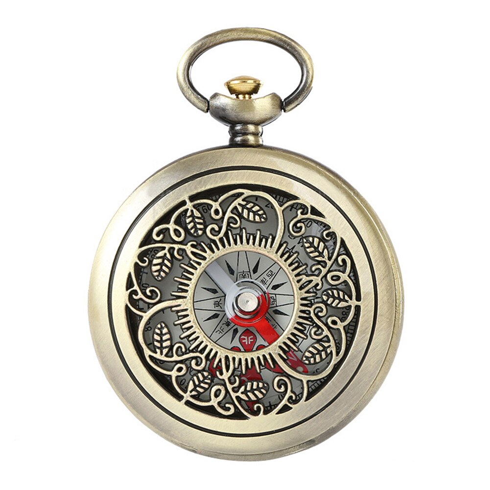 Vintage Bronze Pocket Compass Retro Outdoor Hiking Navigation Compass Kid Gift Retro Pocket Watch Compass Outdoor Tool. 