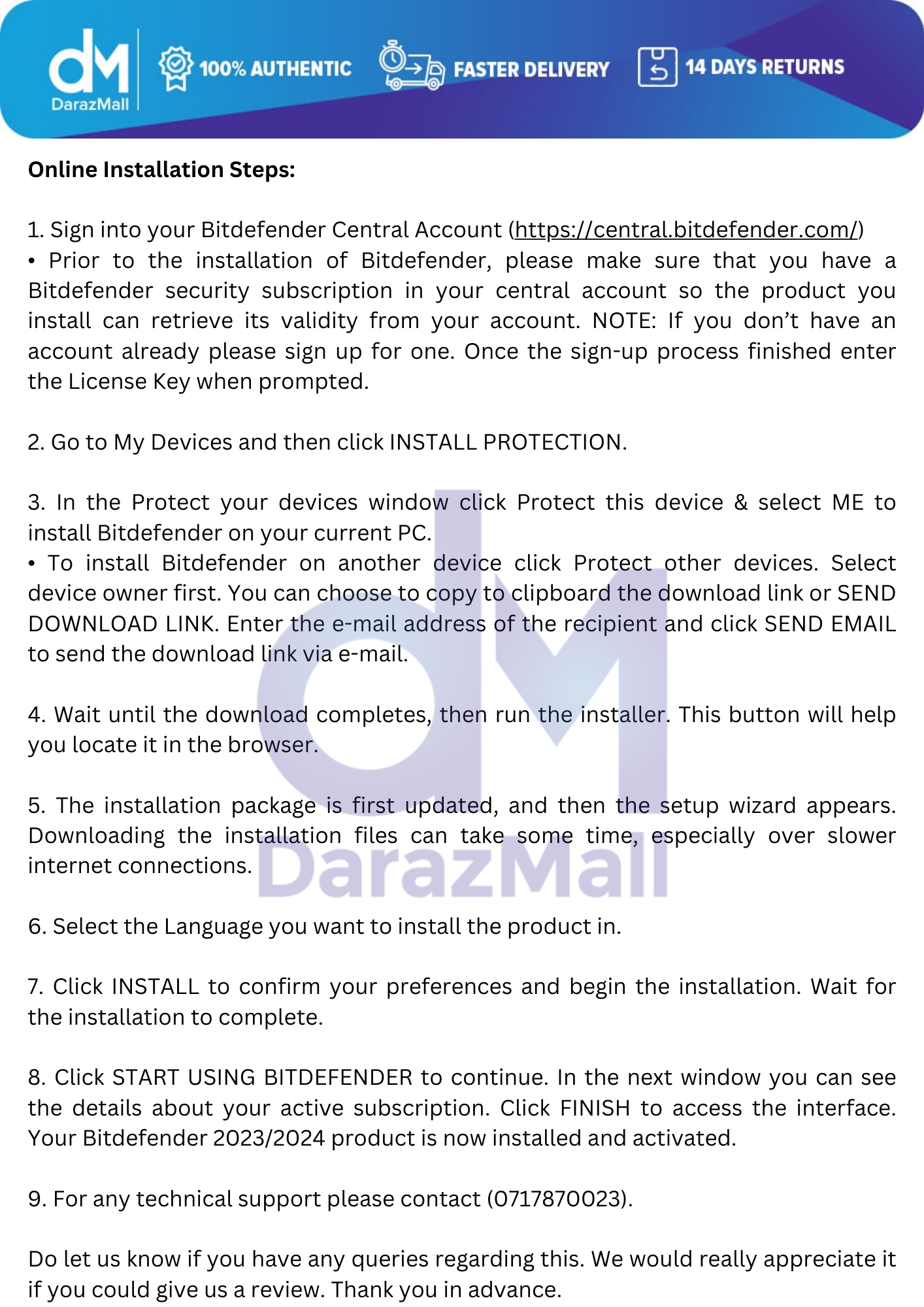 Original BitDefender Internet Security 2025 Antivirus Software for Windows 7 with Service Pack 1, Windows 8.1, Windows 10 and Windows 11 (1 Year,  1 Device, Email Delivery). 