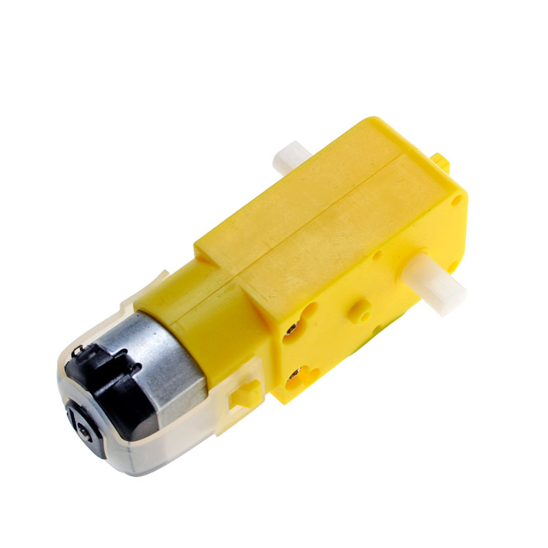 thumbnail image 2 of 2pcs DC 3-6V Gearbox TT Motor 200RPM 1:48 Tire Wheel For Smart Car Robot 2 of 12