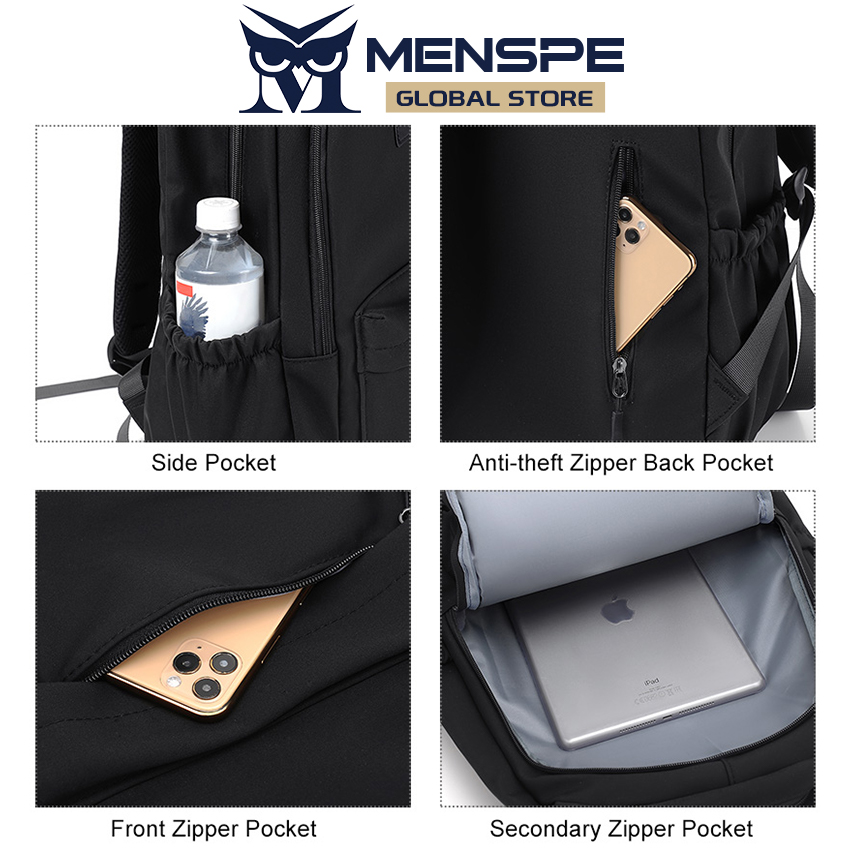 MENSPE Backpack Shoulder Bag Laptop Backpack Large Capacity Backpack Casual Shoulder Bag Travel Bag Student backpack Wear-resistant Lightweight Backpack for Men and Women. 
