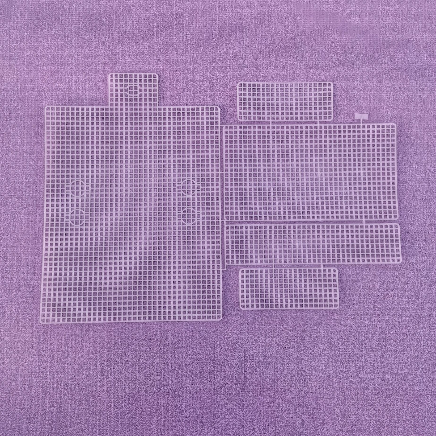 Sheet Knit Accessories DIY Bag Crocheting Embroidery Plastic. 