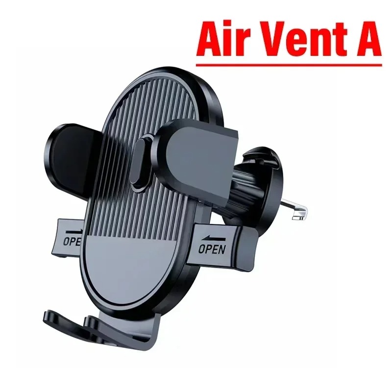 Car Phone Holder Mount, 2024 Upgrade Auto Locking Universal Phone Holder with Hook Clip for Car Air Vent. 