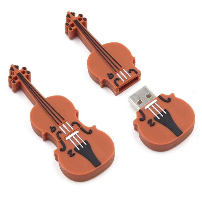 【128GB E】 Fast pen drive musical instrument keyboard accordion guitar violin flash drive 16G 32g 64g 128G. 
